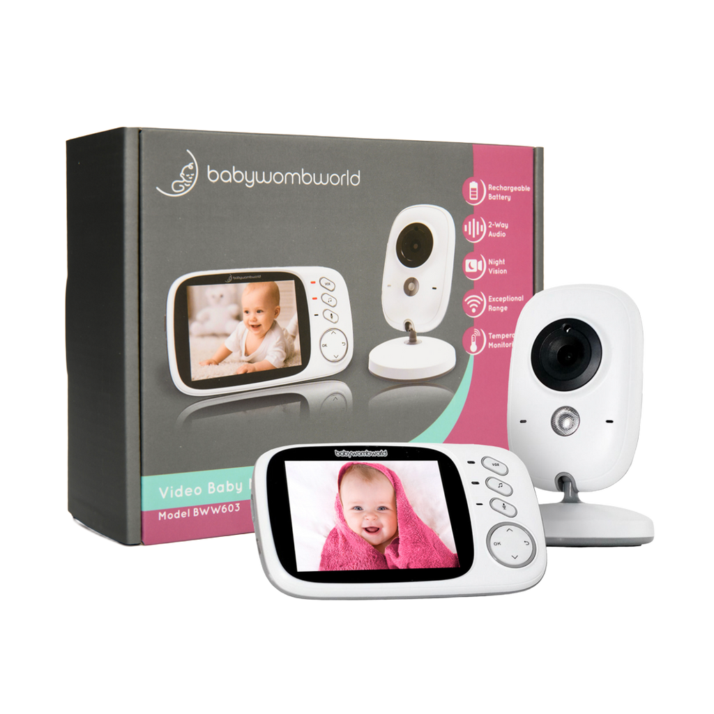 BabyWombWorld 3.2-Inch Video Baby Monitor