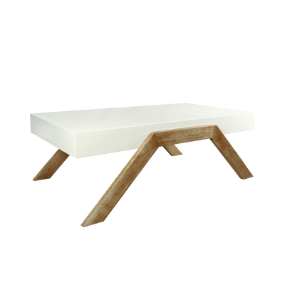 Athena White Coffee Table