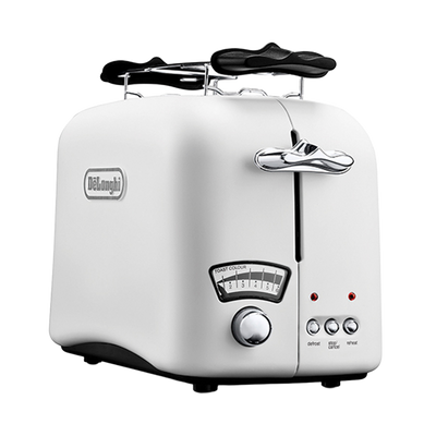 Delonghi Argento 2 Slice Toaster - White