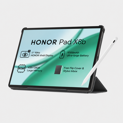 Honor Pad X8b 11 inch 128GB + Flip Cover + Stylus Pen