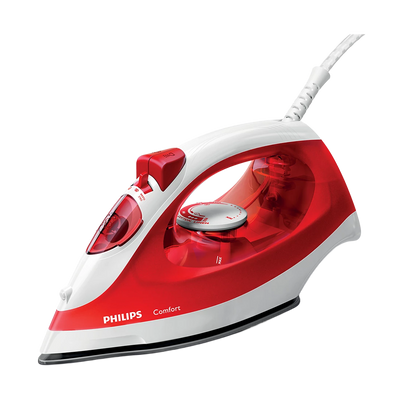 Philips Easyspeed Steam Iron - 2000W -Red