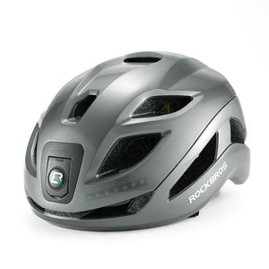 Rechargeable LED Cycling Helmet with Type-C Charging Grey