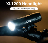 XL1200 Rechargeable Bike Headlight 1200 Lumens Black-1