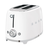 Smeg White Retro 2 Slice Toaster