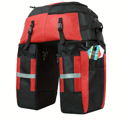3-in-1 Bicycle Rear Seat Storage Bag-0