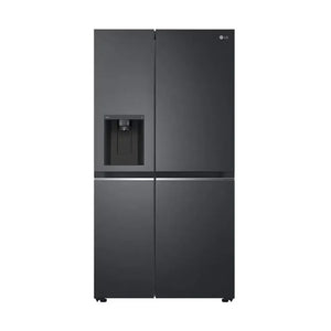 LG Side by Side Fridge 611L – Matte Black